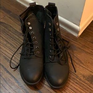 Madden Girl Lace Up Ankle Boots